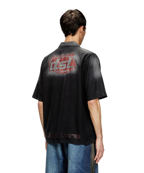 DIESEL（ディーゼル）の「メンズ 半袖シャツ S-ELLY（シャツ/ブラウス・メンズ・ブラック/レッド・44/46/48/50/54/52）」の8枚目の写真