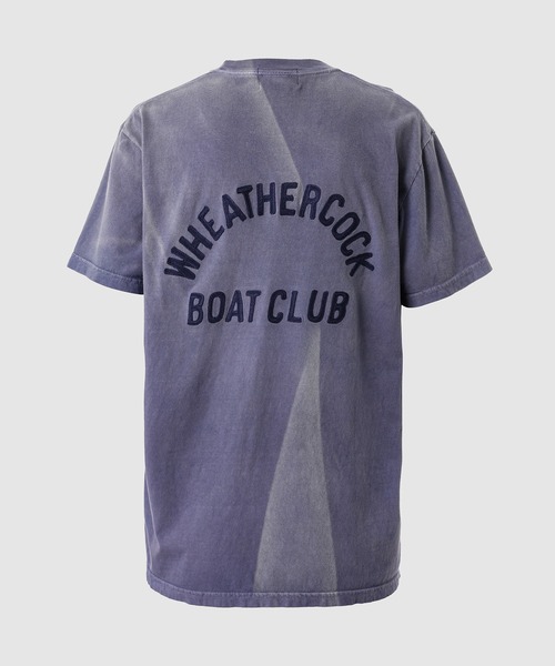 最終値下げBOWWOW WHEATHERCOCK BOAT CLUB TシャツL BOWWOW WHEATHERCOCK BOAT CLUB Tシャツ L BOAT CLUB TEE AGING