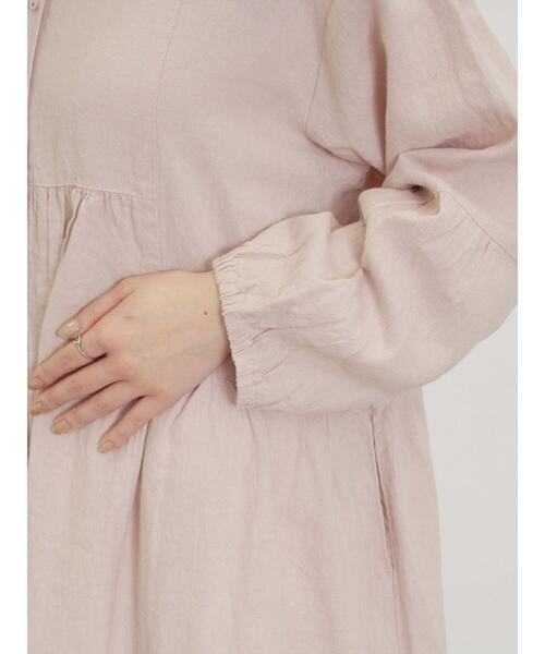 セール】【Cross×Linen】ショールカラーワンピース ≪S/Mサイズ セール】【Cross×Linen】ショールカラーワンピース ≪S/Mサイズ