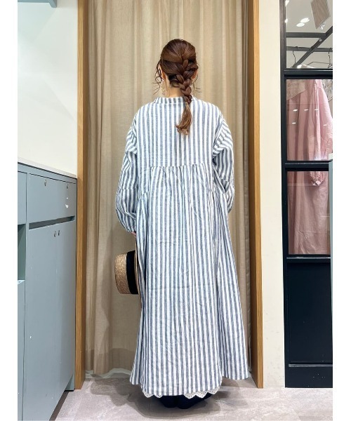 Samansa Mos2（サマンサ モスモス）の「【Cross×Linen】ショールカラー