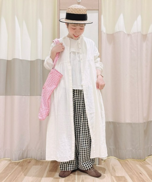 セール】【Cross×Linen】ショールカラーワンピース ≪S/Mサイズ