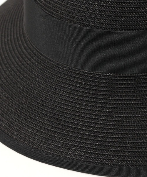 FOUND GOOD(ファウンドグッド)の「スリットペーパーハット(ハット・レディース・ブラック/アイボリー/ブラウン系8・FREE)」の8枚目の写真