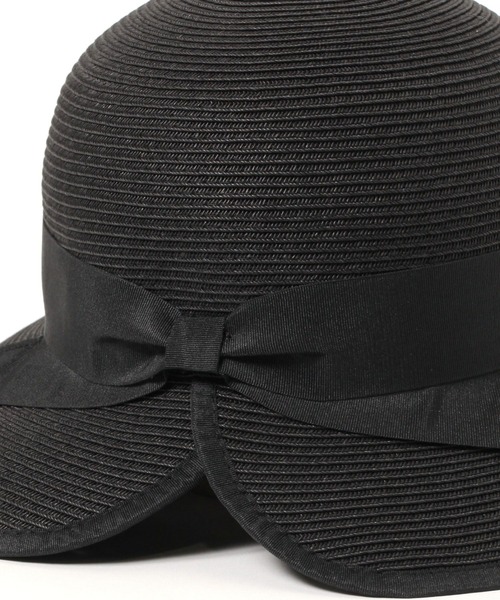 FOUND GOOD(ファウンドグッド)の「スリットペーパーハット(ハット・レディース・ブラック/アイボリー/ブラウン系8・FREE)」の10枚目の写真