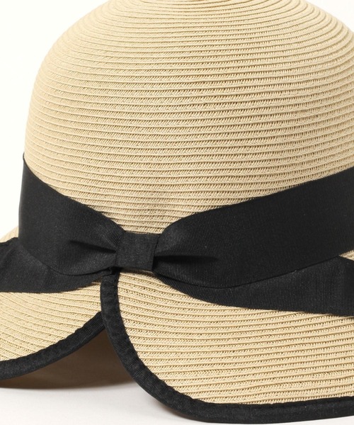 FOUND GOOD(ファウンドグッド)の「スリットペーパーハット(ハット・レディース・ブラック/アイボリー/ブラウン系8・FREE)」の14枚目の写真