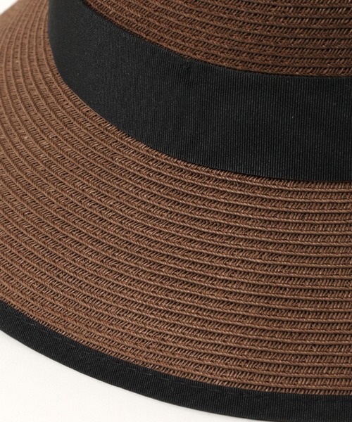 FOUND GOOD(ファウンドグッド)の「スリットペーパーハット(ハット・レディース・ブラック/アイボリー/ブラウン系8・FREE)」の15枚目の写真