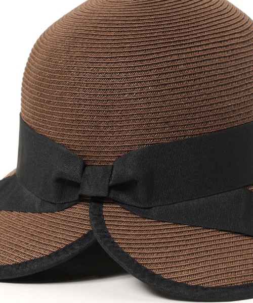 FOUND GOOD(ファウンドグッド)の「スリットペーパーハット(ハット・レディース・ブラック/アイボリー/ブラウン系8・FREE)」の16枚目の写真