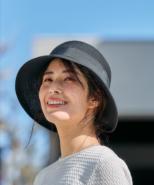 FOUND GOOD(ファウンドグッド)の「スリットペーパーハット(ハット・レディース・ブラック/アイボリー/ブラウン系8・FREE)」の18枚目の写真