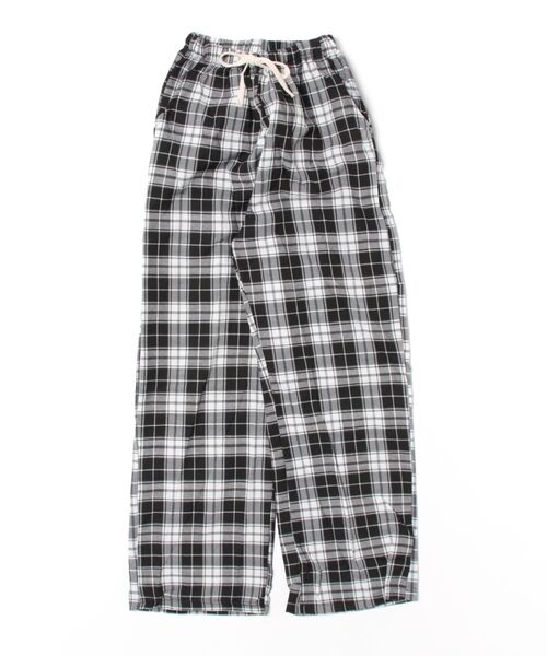 urge：（アージコロン ）の「【URGE：】タータンチェック柄 ドローコード紐 バギー イージー パンツ（その他パンツ・レディース・ブラック・SMALL/MEDIUM/LARGE/X-LARGE）」の5枚目の写真