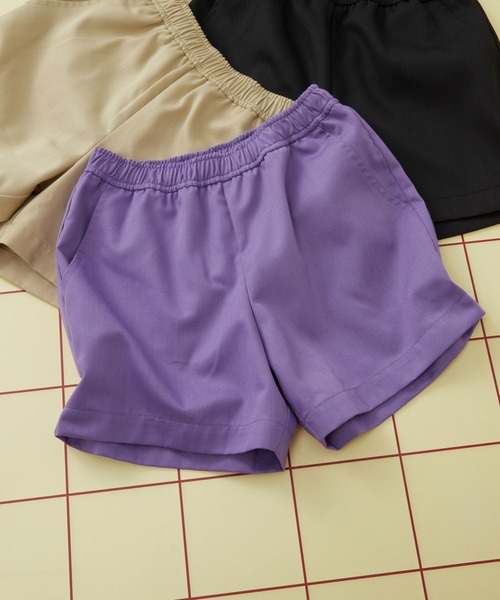 LEPSIM(レプシィム)の「【KIDS】デイリーショートパンツ 327802(その他パンツ・キッズ・ブラック/ベージュ/パープル・120/140)」の3枚目の写真