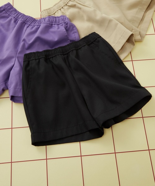 LEPSIM(レプシィム)の「【KIDS】デイリーショートパンツ 327802(その他パンツ・キッズ・ブラック/ベージュ/パープル・120/140)」の1枚目の写真