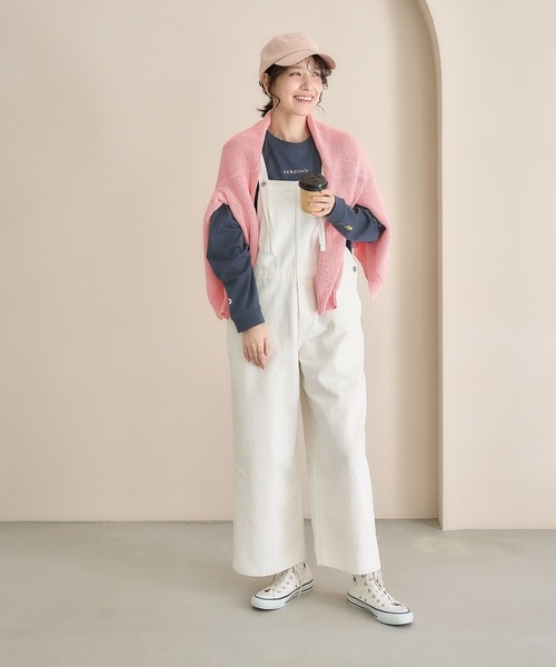 studio CLIP(スタディオクリップ)の「7ゲージドライブークレカーディガン(カーディガン/ボレロ・レディース・アイボリー/ピンク/ネイビー・FREE)」の14枚目の写真