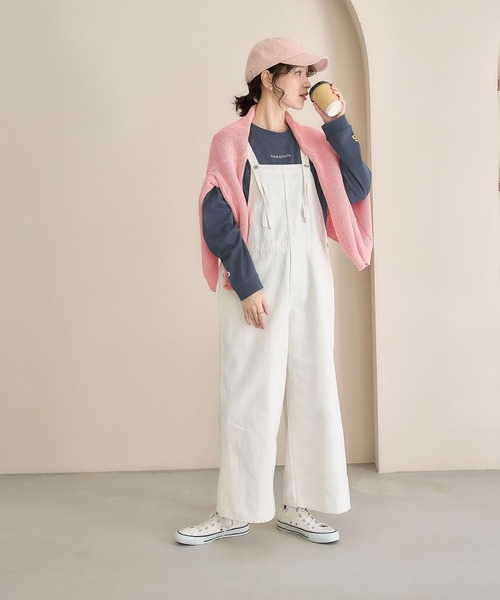 studio CLIP(スタディオクリップ)の「7ゲージドライブークレカーディガン(カーディガン/ボレロ・レディース・アイボリー/ピンク/ネイビー・FREE)」の13枚目の写真