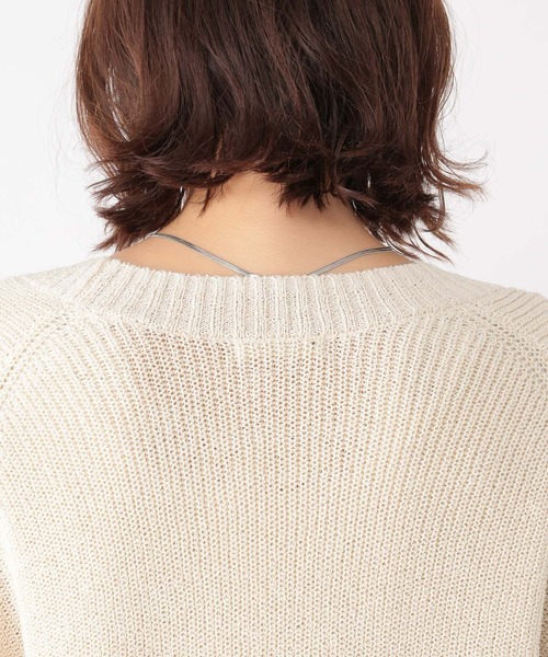 studio CLIP(スタディオクリップ)の「7ゲージドライブークレカーディガン(カーディガン/ボレロ・レディース・アイボリー/ピンク/ネイビー・FREE)」の20枚目の写真