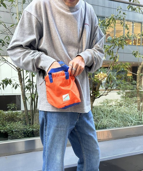 COBMASTER(コブマスター)の「【COBMASTER(コブマスター)×BAYFLOW】2WAY巾着ショルダー(ショルダーバッグ・レディース・オレンジ/ブラック/ライトブルー/グリーン/ホワイト・0)」の9枚目の写真