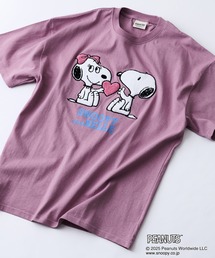 【PEANUTS/ピーナッツ】オリジナルデザインTシャツ スヌーピー ベル ドロップショルダー ビッグシルエット ユニセックス
