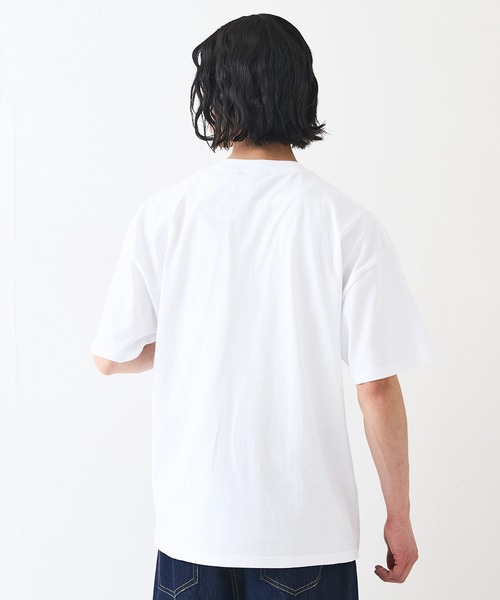 PEANUTS（ピーナッツ）の「【PEANUTS/ピーナッツ】オリジナルデザインTシャツ スヌーピー 　ベル　ドロップショルダー ビッグシルエット　ユニセックス（Tシャツ/カットソー・メンズ・パープル系その他2/ホワイト系その他2/ベージュ系その他/ピンク系その他・X-LARGE/LARGE/SMALL/MEDIUM）」の17枚目の写真