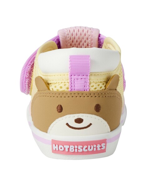 HOT BISCUITS（ホットビスケッツ）の「かかと顔 メッシュ セカンドベビーシューズ（スニーカー・キッズ・ラベンダー/グリーン・15cm/14.5cm/14cm）」の11枚目の写真