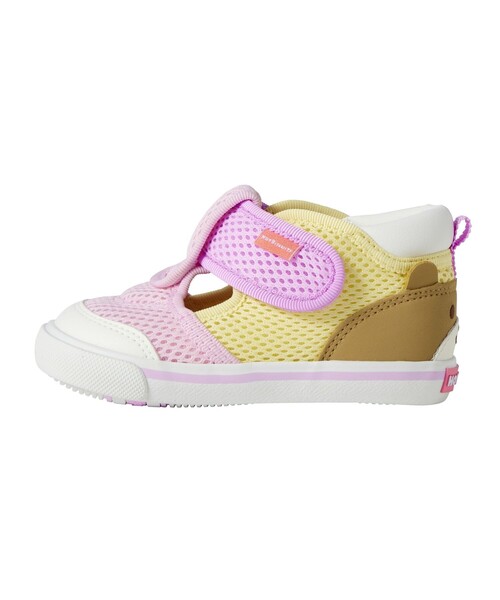 HOT BISCUITS（ホットビスケッツ）の「かかと顔 メッシュ セカンドベビーシューズ（スニーカー・キッズ・ラベンダー/グリーン・15cm/14.5cm/14cm）」の13枚目の写真