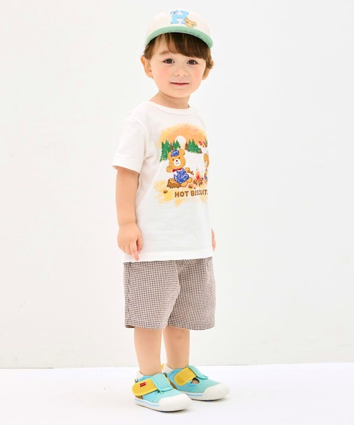 HOT BISCUITS（ホットビスケッツ）の「かかと顔 メッシュ セカンドベビーシューズ（スニーカー・キッズ・ラベンダー/グリーン・15cm/14.5cm/14cm）」の18枚目の写真