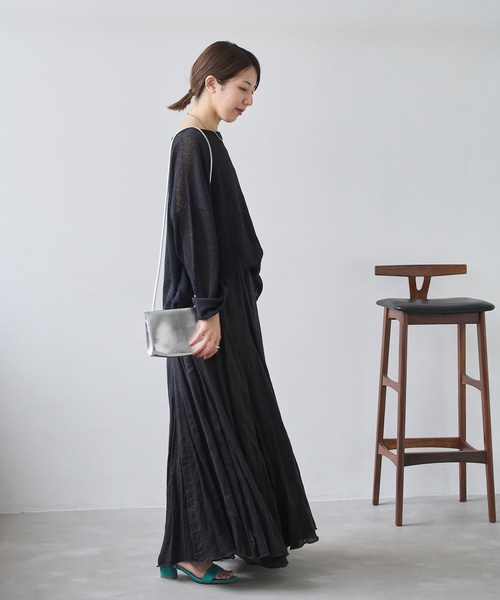 LE TALON（ルタロン）の「《追加》5cmフトヒールストラップサンダル（サンダル・レディース・グリーン/シルバー/ブラック・X-SMALL/SMALL/LARGE/X-LARGE/MEDIUM）」の11枚目の写真