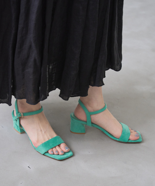 LE TALON（ルタロン）の「《追加》5cmフトヒールストラップサンダル（サンダル・レディース・グリーン/シルバー/ブラック・X-SMALL/SMALL/LARGE/X-LARGE/MEDIUM）」の13枚目の写真