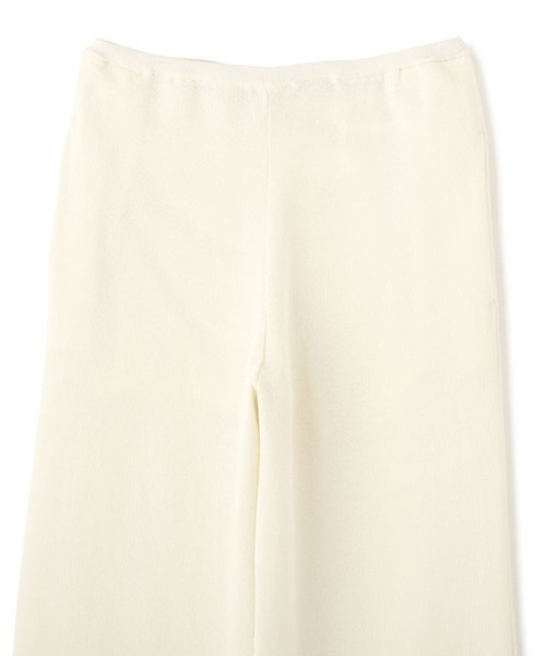 ETRE TOKYO（エトレトウキョウ）の「ソフトシアーワイドニットパンツ（その他パンツ・レディース・ブラウン/アイボリー・S/M）」の6枚目の写真