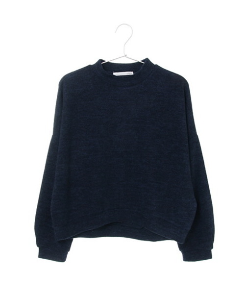 Green　Parks（グリーンパークス）の「・ﾊｲﾈｯｸ×ﾄﾞﾙﾏﾝﾌﾟﾙｵｰﾊﾞｰ（Tシャツ/カットソー・レディース・アイボリー/ブラック/ブラウン/オレンジ/ネイビー/キャメル・FREE）」の4枚目の写真