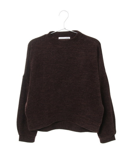 Green　Parks（グリーンパークス）の「・ﾊｲﾈｯｸ×ﾄﾞﾙﾏﾝﾌﾟﾙｵｰﾊﾞｰ（Tシャツ/カットソー・レディース・アイボリー/ブラック/ブラウン/オレンジ/ネイビー/キャメル・FREE）」の3枚目の写真