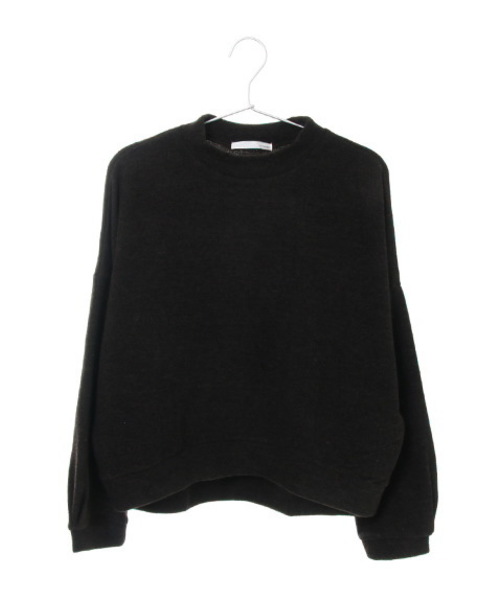 Green　Parks（グリーンパークス）の「・ﾊｲﾈｯｸ×ﾄﾞﾙﾏﾝﾌﾟﾙｵｰﾊﾞｰ（Tシャツ/カットソー・レディース・アイボリー/ブラック/ブラウン/オレンジ/ネイビー/キャメル・FREE）」の2枚目の写真