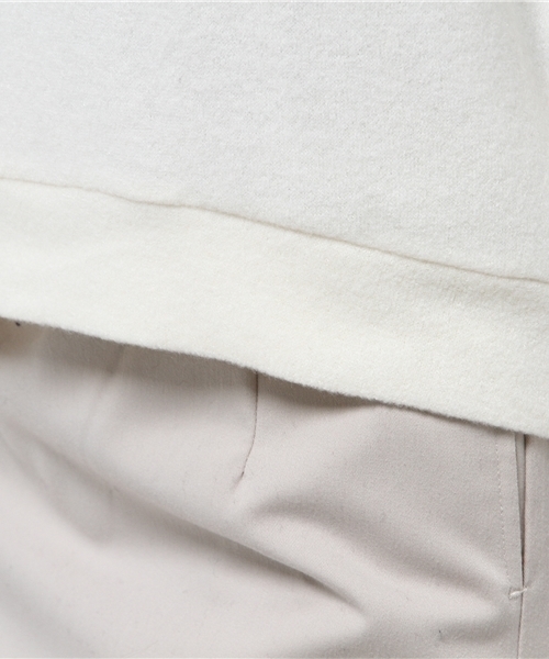 Green　Parks（グリーンパークス）の「・ﾊｲﾈｯｸ×ﾄﾞﾙﾏﾝﾌﾟﾙｵｰﾊﾞｰ（Tシャツ/カットソー・レディース・アイボリー/ブラック/ブラウン/オレンジ/ネイビー/キャメル・FREE）」の12枚目の写真