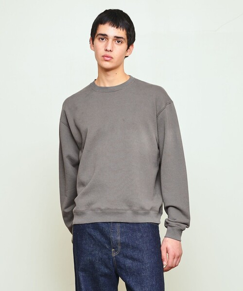 UNITED ARROWS & SONS（ユナイテッドアローズアンドサンズ）の「＜UNITED ARROWS & SONS＞ FADE SWEAT SHIRT 25SS/スウェットシャツ（スウェット・メンズ・グレー/ブラック/オリーブ・M/L/XL）」の2枚目の写真