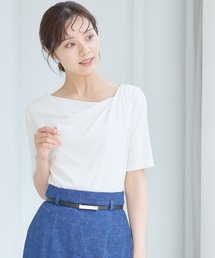 Andemiu | ドレープカットTシャツ451395(Tシャツ/カットソー)