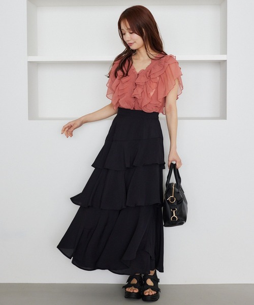 mysty woman（ミスティウーマン）の「［追加1］ミドルボストンBAG　495424（ボストンバッグ・レディース・ブラック/ブラウン系その他/ダークブラウン・FREE）」の5枚目の写真