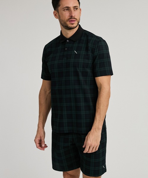 Saturdays Golf(サタデーズゴルフ)の「Seersucker SS Polo(ポロシャツ・メンズ・グリーン系その他/ネイビー/ブラック・L/M/S/XL)」の5枚目の写真