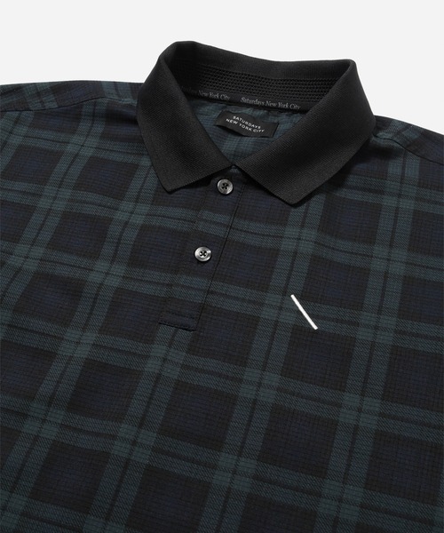 Saturdays Golf(サタデーズゴルフ)の「Seersucker SS Polo(ポロシャツ・メンズ・グリーン系その他/ネイビー/ブラック・L/M/S/XL)」の11枚目の写真