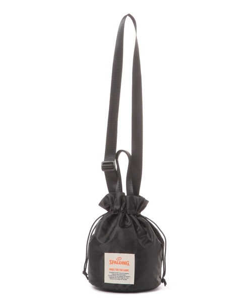SPALDING（スポルディング）の「【SPALDING(スポルディング)】別注 巾着ショルダーBAG[22cm×22cm](KIDS)（ショルダーバッグ・キッズ・ブラック/ネイビー/オレンジ・FREE）」の12枚目の写真