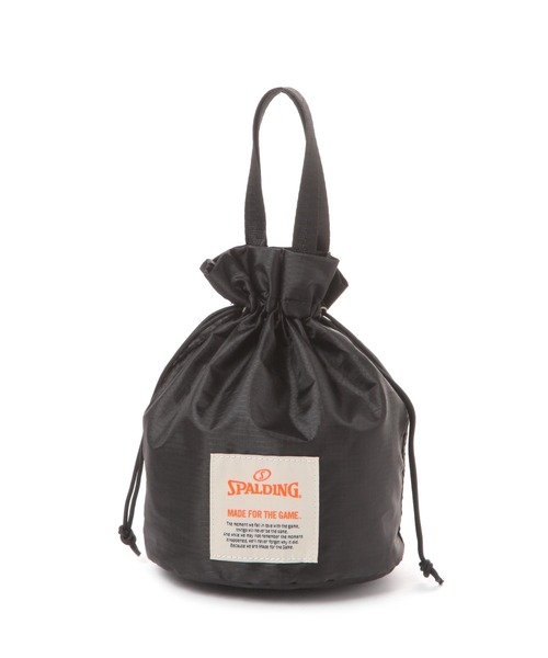 SPALDING（スポルディング）の「【SPALDING(スポルディング)】別注 巾着ショルダーBAG[22cm×22cm](KIDS)（ショルダーバッグ・キッズ・ブラック/ネイビー/オレンジ・FREE）」の13枚目の写真