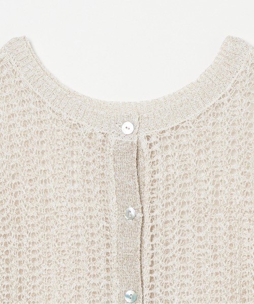 セール】GLITTER CROCHET 2WAY KNIT（ニット/セーター