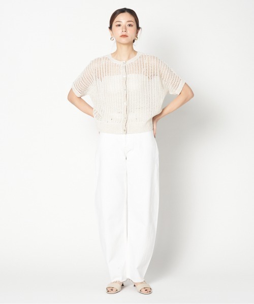 セール】GLITTER CROCHET 2WAY KNIT（ニット/セーター