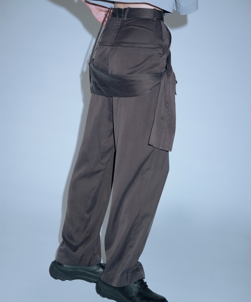 TELOPLAN(テーロプラン)の「【TELOPLAN】Yama Trousers / ヤマトラウザー(その他パンツ・レディース・ブラウン/ブラック・S/M)」の8枚目の写真