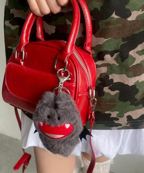 WEGO（ウィゴー）の「WEGO/デビルきゅんぬいぐるみキーホルダー（キーホルダー・レディース・ホワイト/ブラック・FREE）」の2枚目の写真