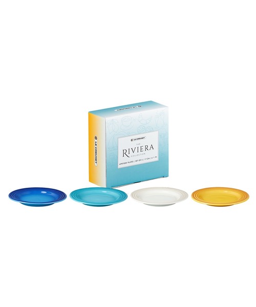 Le Creuset(���N���[�[)�̃A�y�^�C�U�[ �v���[�g 17cm (4������) ���r�G���R���N�V����(�H��)