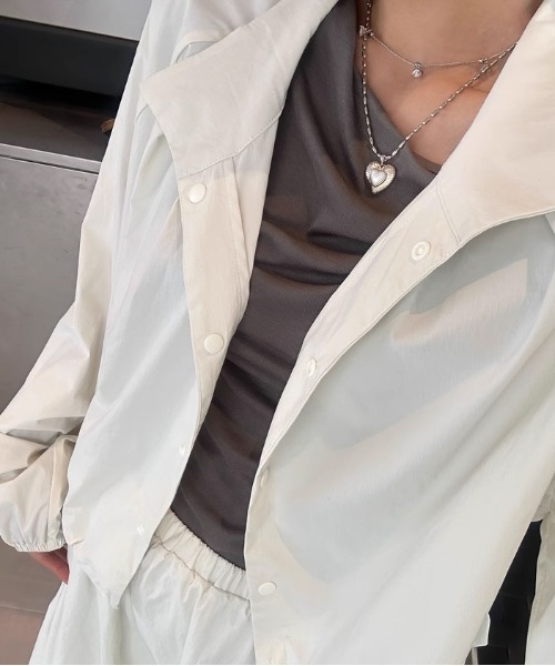 セール】【tageechita】UVカット・ギャザーヘムドローストリング