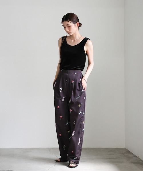 select MOCA（セレクトモカ）の「2WAYベロアタンクトップ（タンクトップ・レディース・ブラック/ブラウン/アイボリー/イエロー・FREE）」の8枚目の写真