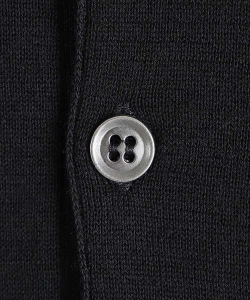 JOHN SMEDLEY（ジョンスメドレー）の「JOHN SMEDLEY / ジョンスメドレー：PEAKS：PEAKS[MUS]（ポロシャツ・メンズ・ブラック/ネイビー・L/M）」の5枚目の写真
