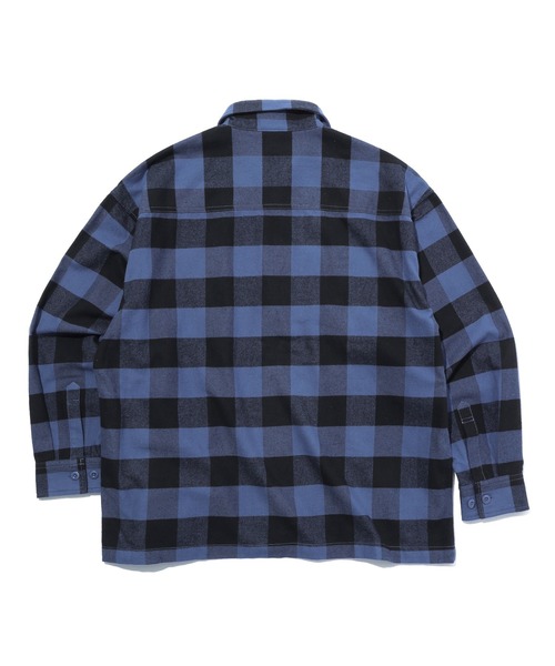 SILAS（サイラス）の「CHECK SHIRT（シャツ/ブラウス・メンズ・ホワイト/オレンジ/ネイビー・M/L）」の4枚目の写真