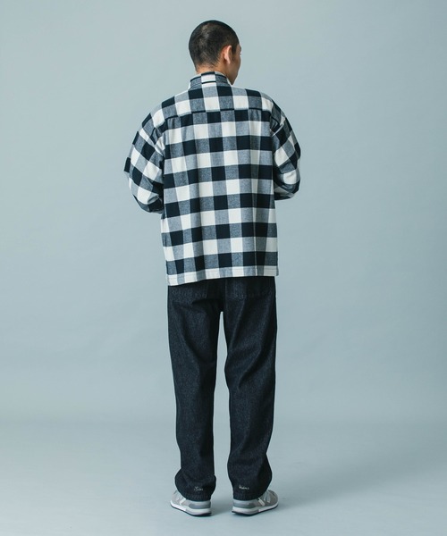 SILAS（サイラス）の「CHECK SHIRT（シャツ/ブラウス・メンズ・ホワイト/オレンジ/ネイビー・M/L）」の11枚目の写真