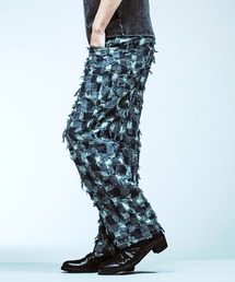 NO ID. | 【NO ID.】Patchwork Denim Easy Wide Pants / パッチワーク デニム イージー ワイド パンツ(デニムパンツ)