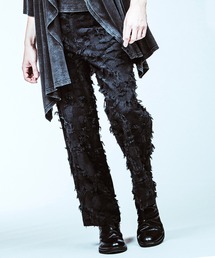 【NO ID.】Patchwork Denim Easy Wide Pants / パッチワーク デニム イージー ワイド パンツ