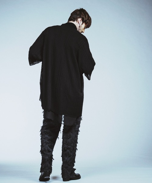 NO ID.（ノーアイディ）の「【NO ID.】Patchwork Denim Easy Wide Pants / パッチワーク デニム イージー ワイド パンツ（デニムパンツ・メンズ・ブラック/ブルー系その他4/インディゴブルー・1/2）」の8枚目の写真